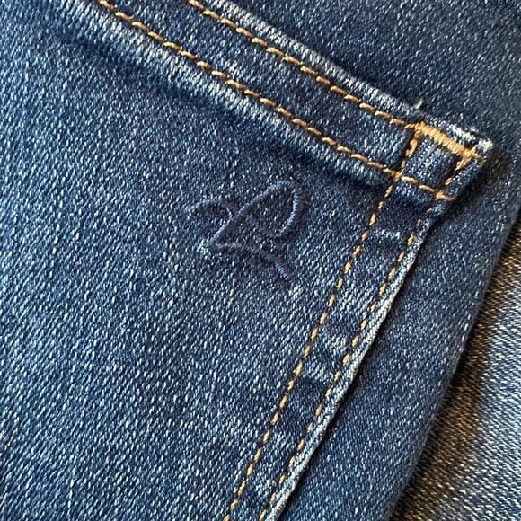 DL1961 Chloe Denim Jeans Preston Wash Raw Distressed Released Hem Like New 10 - Picture 12 of 12